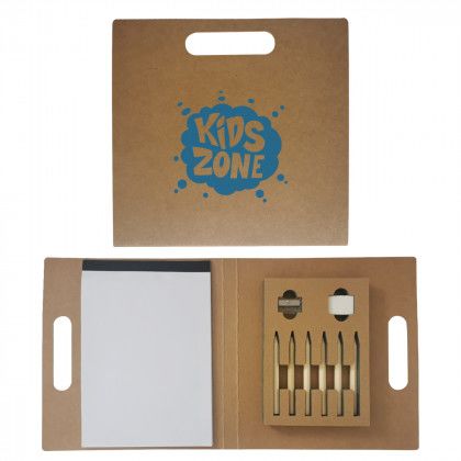 Custom Logo Craft Set | Promotional Colored Pencil Drawing Kits
