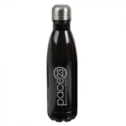 Imprinted Stainless Steel Insulated 17oz Bottle - Black