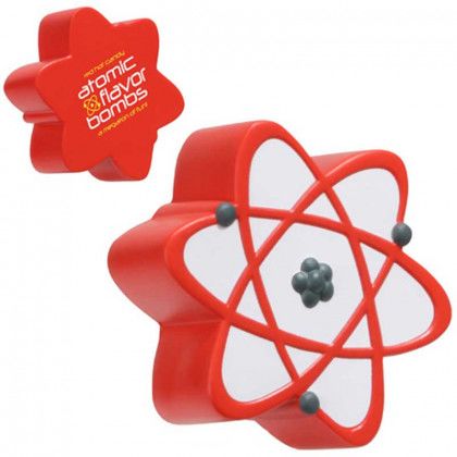 Atomic Symbol Stress Ball Promotional Custom Imprinted With Logo