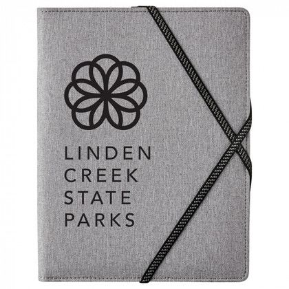 Logo Heathered Writing Pad