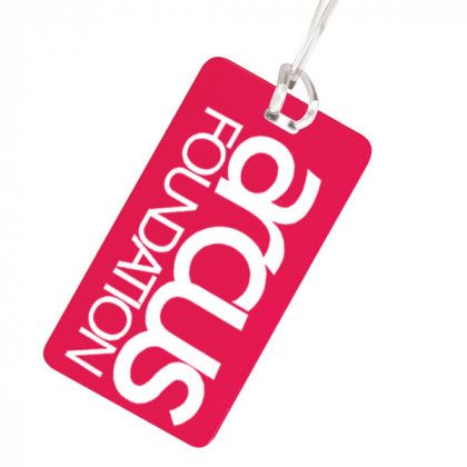 Promotional Printed Luggage Tags with Custom Imprint for your Business - Red