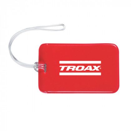 Promotional Luggage Identifiers with Full Color Imprint for your Business - Red