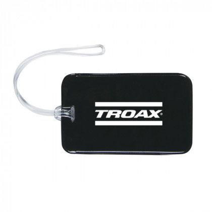 Promotional Luggage Identifiers with Full Color Imprint for your Business - Black