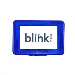 Imprinted Compact On The Go First Aid Kit - Translucent Blue