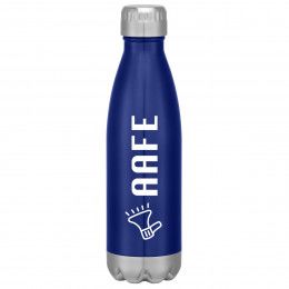 Swig Stainless Steel Bottle 16 Oz with Imprint -blue