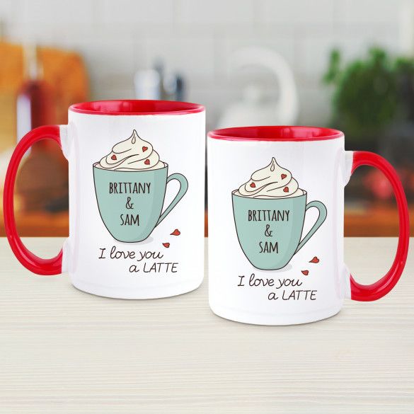 I Love You A Latte Mug | Valentine's Mug Gift