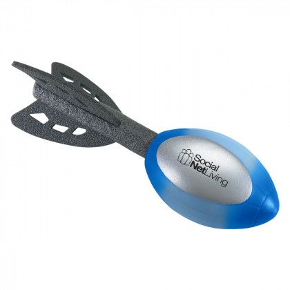 Dart Rocket Promotional Custom Imprinted With Logo - Blue