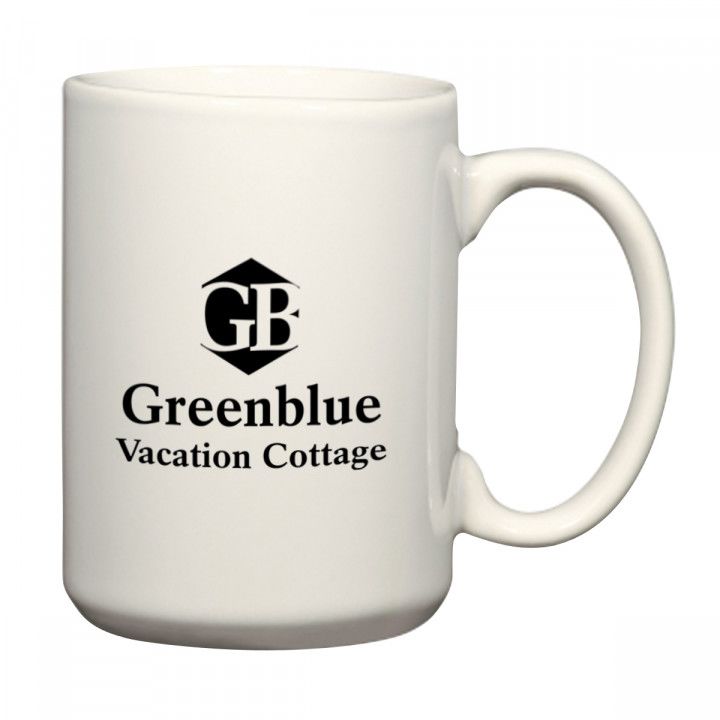1 mug wit milk and coffee ml Ceramic Tea & Coffee Serving Mug Set Of 1 - Large, 400ml, Black main image 0