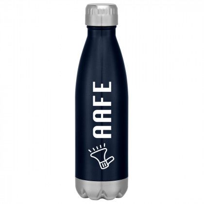 Swig Stainless Steel Bottle 16 Oz with Imprint -navy blue