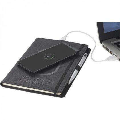 Walton Personalized Wireless Charging Journal - Charging