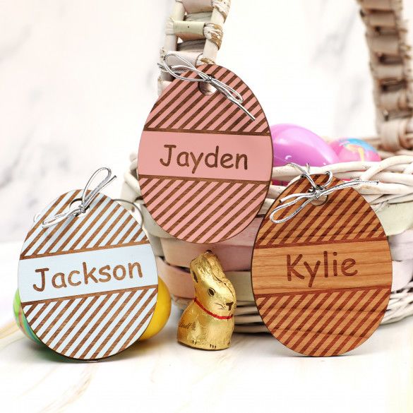 Personalized Easter Basket Tags | Custom Easter Gifts for Children and Adults