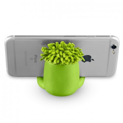 Printed Moptoppers Eye-Popping Phone Stand - Lime green