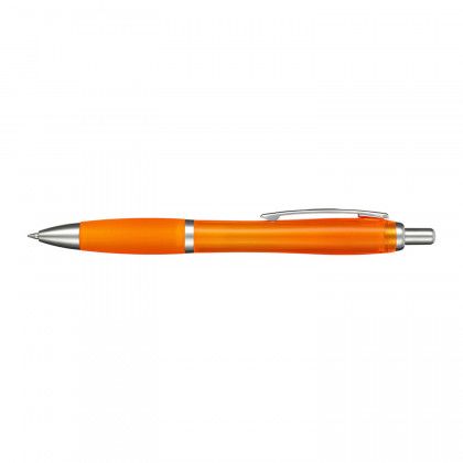 Custom Logo Imprinted Nash Gel Pen - Orange
