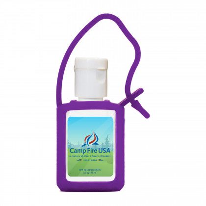 Printed Travel SPF 30 Square Sunscreen .5 oz - Purple