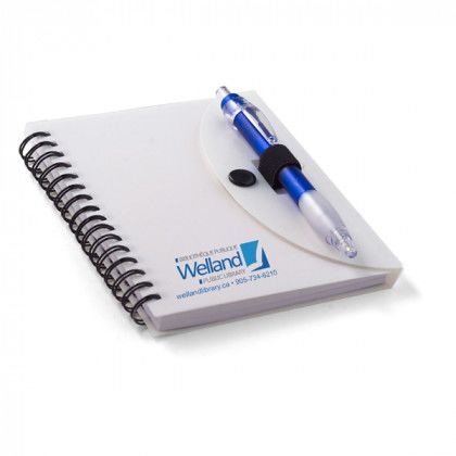 Promotional Spiral Notebook with Pen | Promo Journals & Notebooks