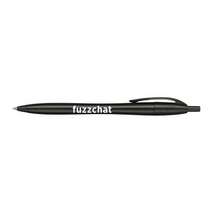 Logo Imprinted Cougar Gel Pen - Black