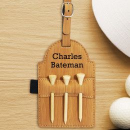 Personalized Golf Tee Bag Tag