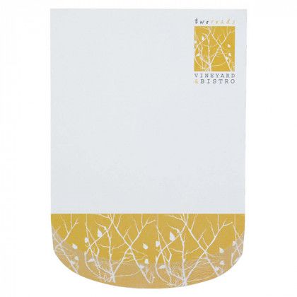 Adhesive Beveled Notepad Promotional Custom Imprinted With Logo - Curve