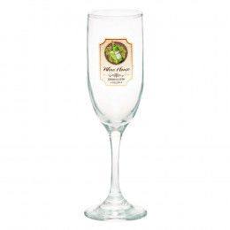 Imprinted Clear Premiere Champagne Flutes