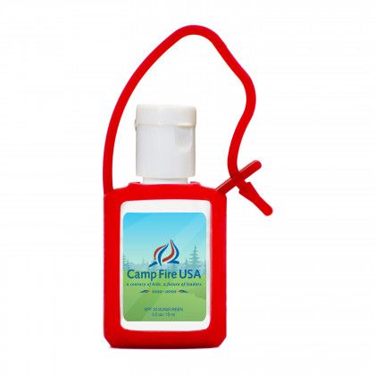 Printed Travel SPF 30 Square Sunscreen .5 oz - Red