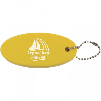 Yellow Sure-Float Wholesale Promotional Floating Keychain for Boats