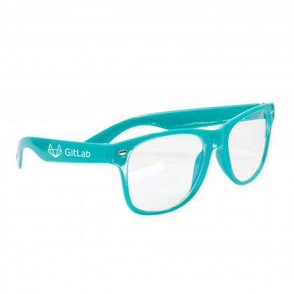 Imprinted Blue Light Blocking Glasses Teal