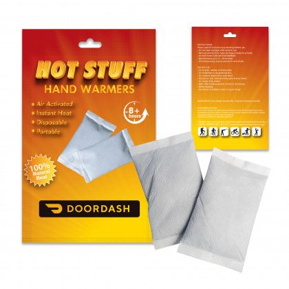 Logo 2 Pack Hot Stuff Hand Warmers