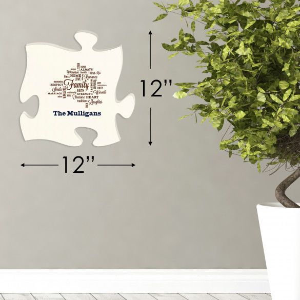 Family Unity Puzzle Wall Decoration