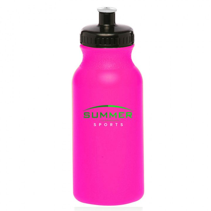 Cheap Custom 20oz Plastic Water Bottles with Push Cap