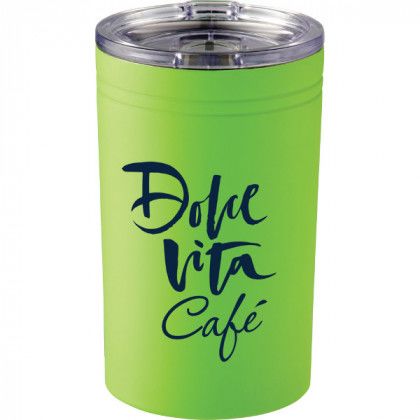 Imprinted Sherpa 11 oz Vacuum Tumbler & Insulator - Lime green