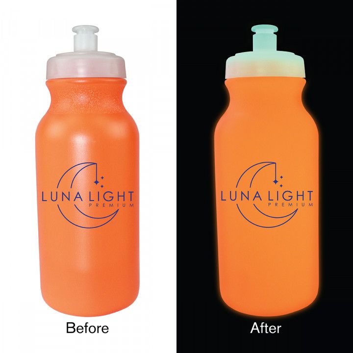 Translucent 20 oz Surf Bottle-Push Pull Lid