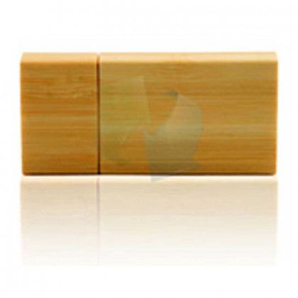 256MB Bamboo Drive - Style b6 Promotional Custom Imprinted With Logo