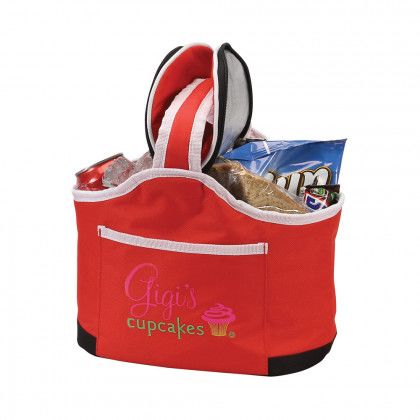 Promotional Logo Munchie Cooler - Red