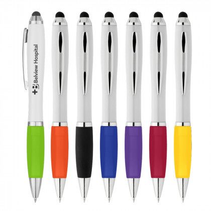 Imprinted Antibacterial Stylus Pen - Colors