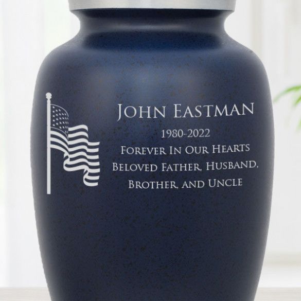 Personalized Cremation Urn For Military