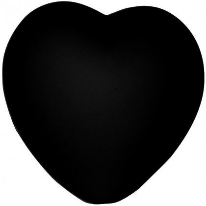 Custom Black Sweet Heart Squeezies Stress Reliever