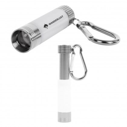 Imprinted Mini Lantern Flashlight - Silver