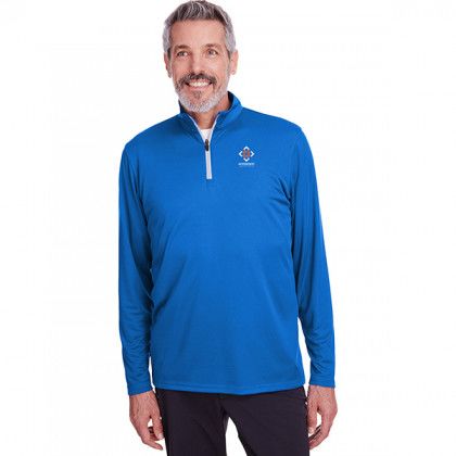 Puma Golf Men's Icon Promotional Quarter Zips - Lapis Blue