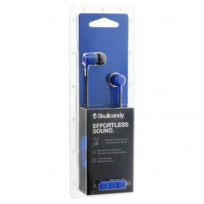 No Imprint Skullcandy Jib Wired Earbuds Microphone Cobalt Package