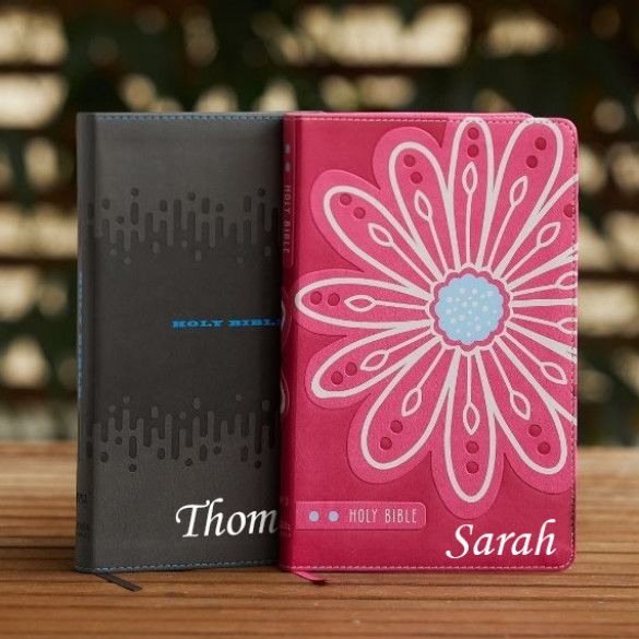 Pink Personalized Bible For Girls