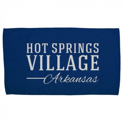 Imprinted Small Colored Beach Towel  - Navy blue