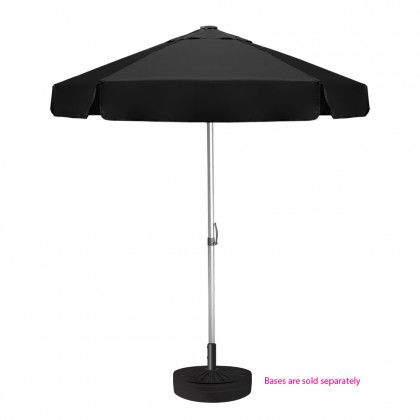 Imprinted The Vented Ultimate Patio Umbrella Black