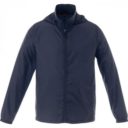 Men's Darien Packable Lightweight Jacket Embroidered Navy