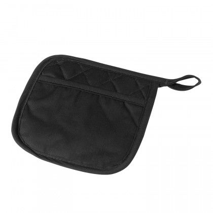 Black Poly Cotton Twill Pot Holder | Wholesale Pot Holders