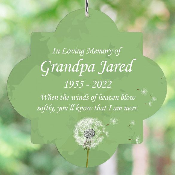 Garden Memorial Grieving Gift | Personalized Patio Memorial Message