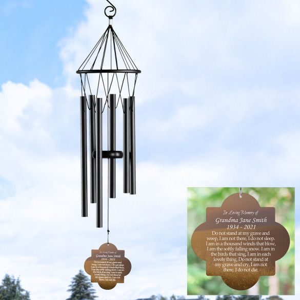 Memorial Poem Garden Ornament | Custom Grieving Gift For Garden