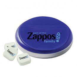 Custom Imprinted SF Peppermints  - Royal blue