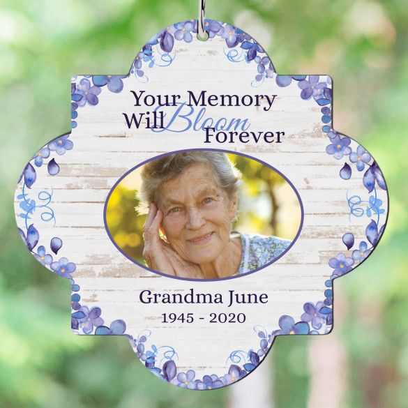 Custom Mourning Gift For Garden | Memorial Garden Ornament With Photo