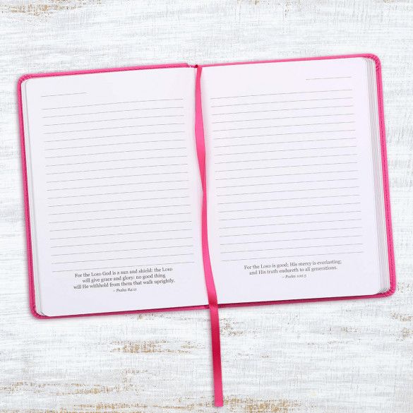 Personalized Pink Bible Journal For Women