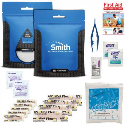 Imprinted First Aid Kit 2.0 - Blue